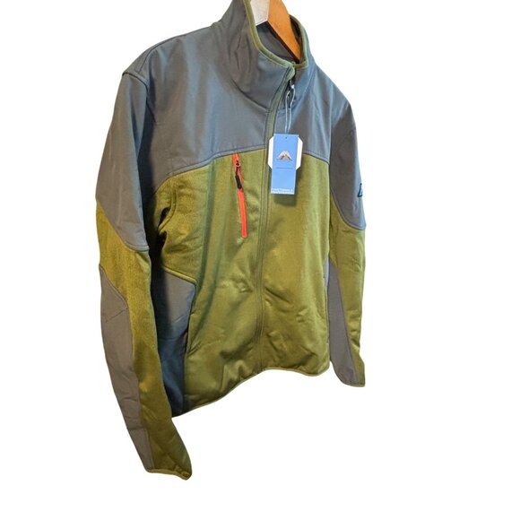 Mapamyumco NWT Mens Outdoor Fleece Jacket With Zip Pockets Stand Collar - Picture 3 of 9